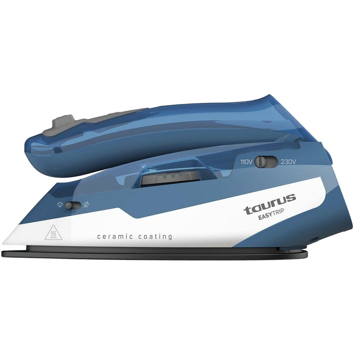 Fier de calcat, Taurus, EASY TRIP, 1000W, 110-230V, Pliabil, Albastru