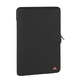 Husa notebook, Rivacase, Poliester/Neopren, Antisock, 15.6", Negru
