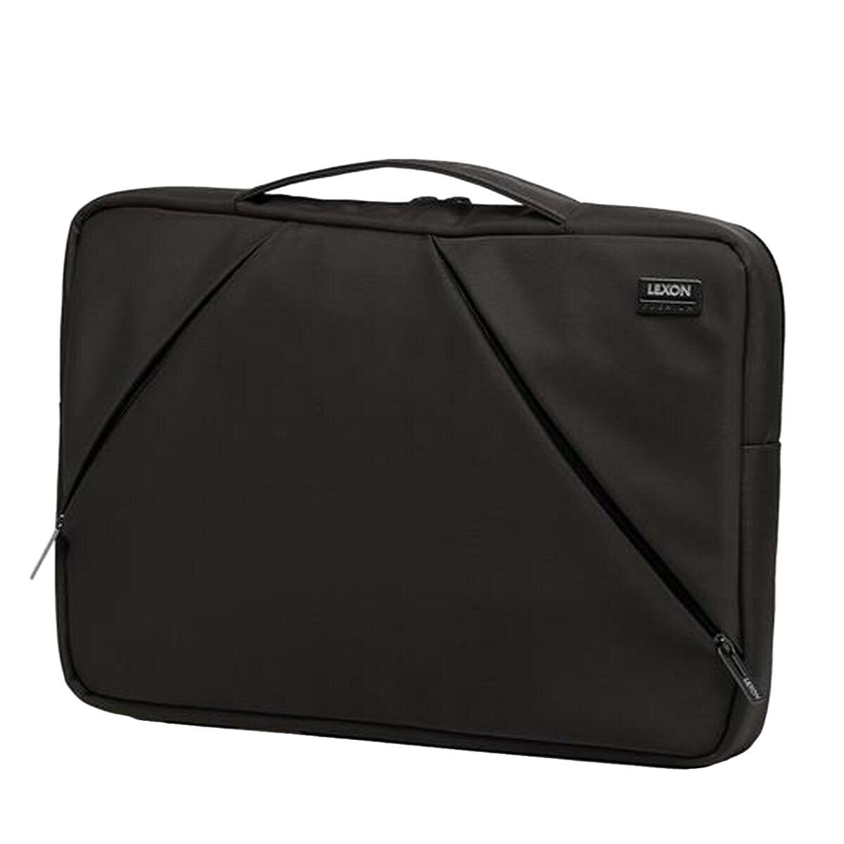 Geanta laptop, Lexon, PVC, 14.6x2x10.2cm, Negru