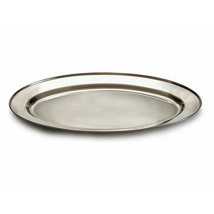 Set 24 tavi servire, KINVARA, Inox, Argintiu, 30 x 2 x 20 cm