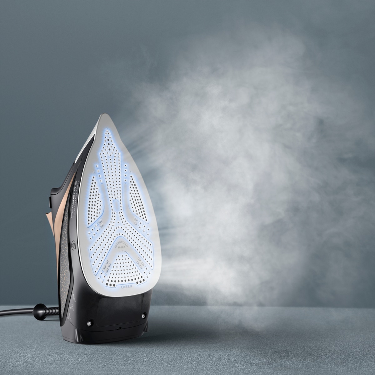 Fier de calcat cu abur, Rowenta, 2500W, Negru