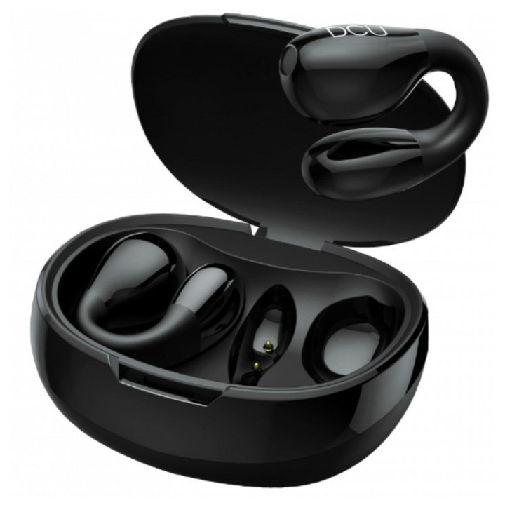 Слушалки DCU Tecnologic, Bluetooth, черни