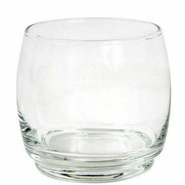 Set pahare LAV, 325 ml, sticla, 8 bucati, transparent