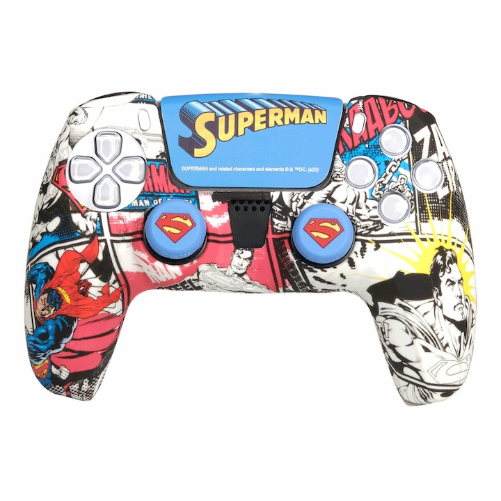 Telecomanda Gaming FR-TEC DC CUSTOM SUPERMAN, compatibila Sony Play