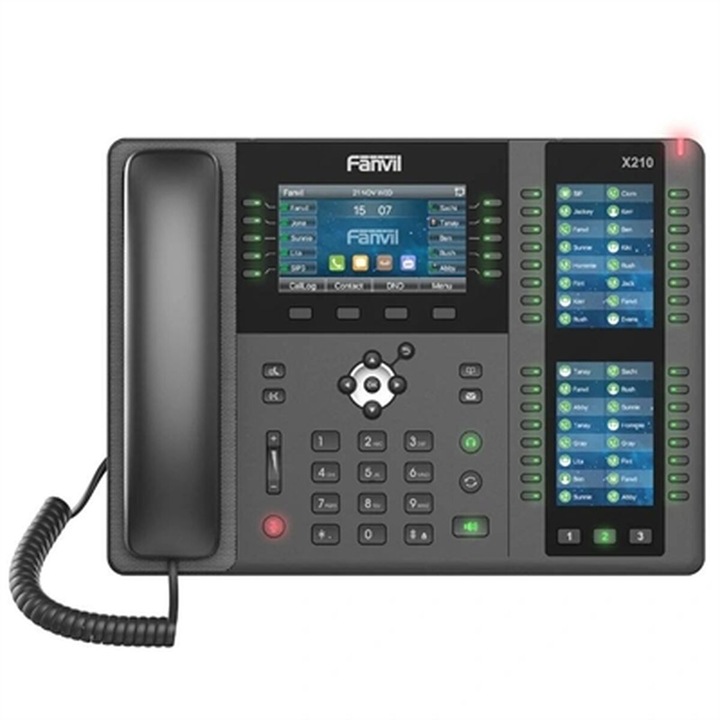 Telefon IP Fanvil X210, Negru