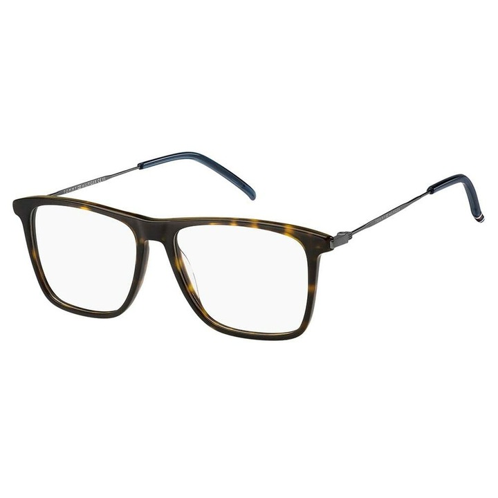 Rama de ochelari pentru barbati TH-1876-086, Tommy Hilfiger, Acetat, 54 mm, Havana