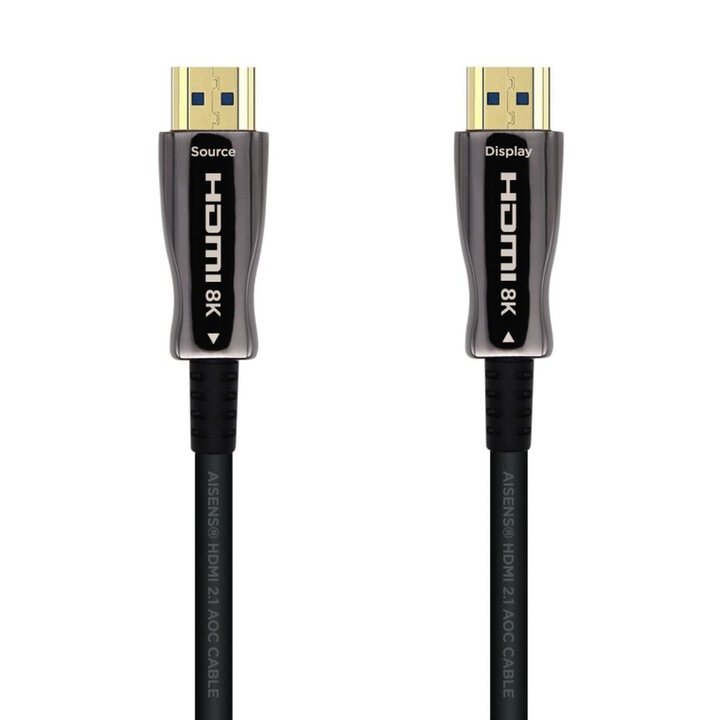 Cablu HDMI Aisens A153-0519, 4K, negru, 30m