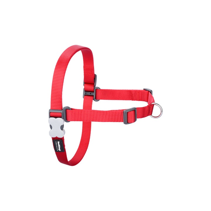 Zgarda pentru caini Red Dingo, reglabila 42-59cm, rosu, S/M