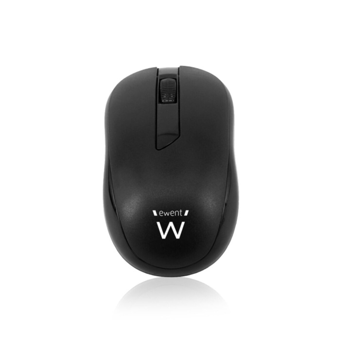 Mouse wireless Ewent, 1000 DPI, Negru
