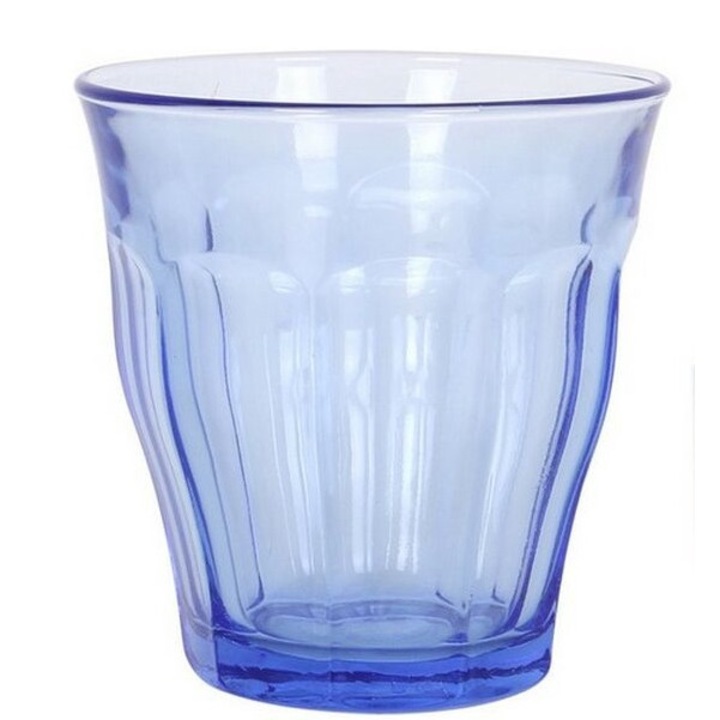 Комплект от 6 чаши, Duralex, Glass, 250 ml, Син