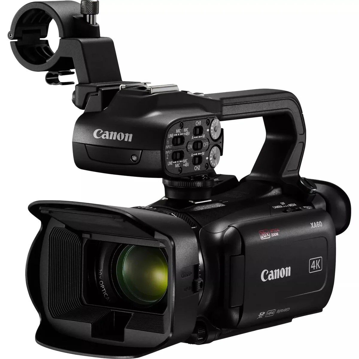 Camera video, Canon XA60, zoom digital 40x, ecran LCD, negru - eMAG.ro