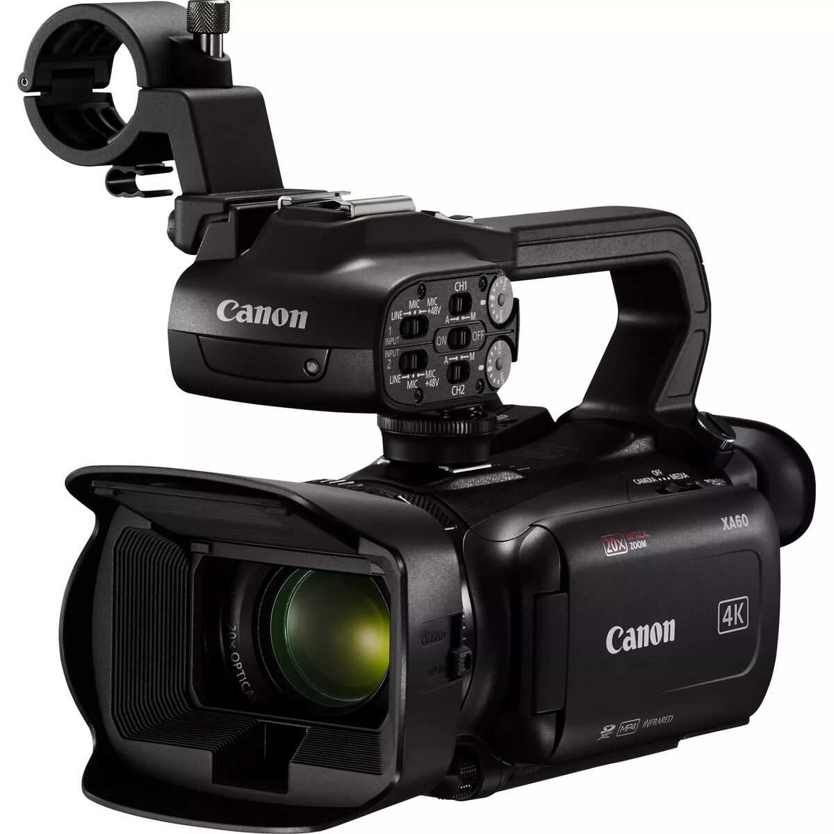 Camera video, Canon XA60, zoom digital 40x, ecran LCD, negru - eMAG.ro