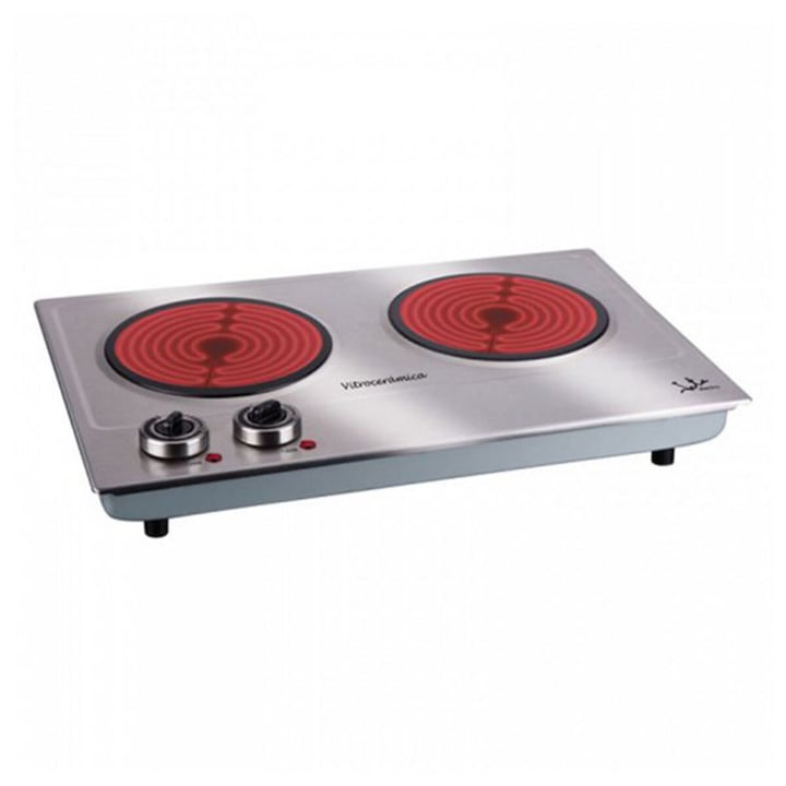 Plita electrica Tristar, KP-6152, 2 zone de gatit, neagra
