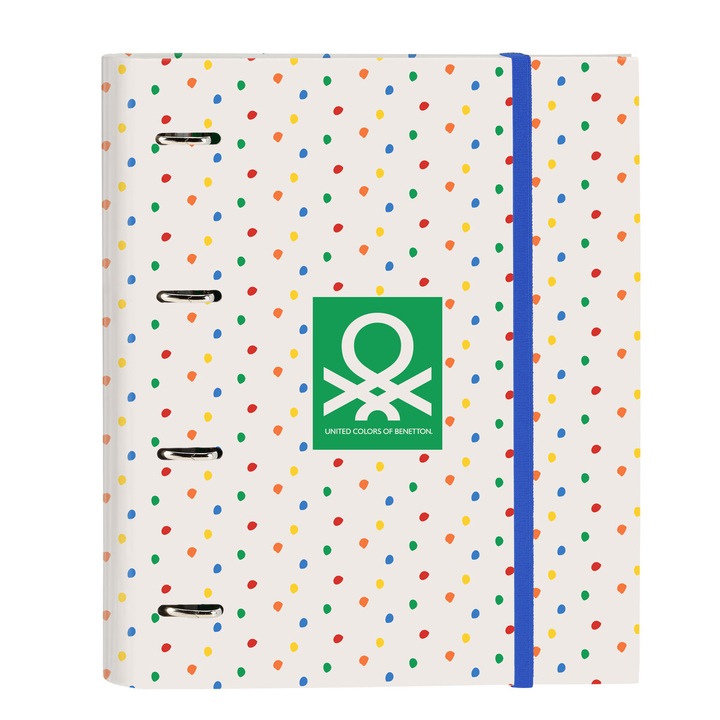 Dosar Benetton Topitos, capac dur, elastic, 27x32x3.5cm