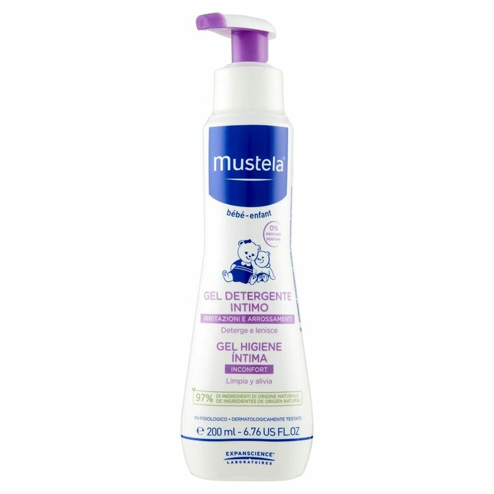 Gel intim copii, Mustela, 200 ml