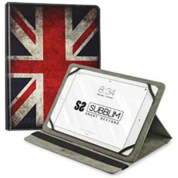 Subblim TRENDY CASE ENGLAND tablettok, univerzális, 10.1", Anglia motívum