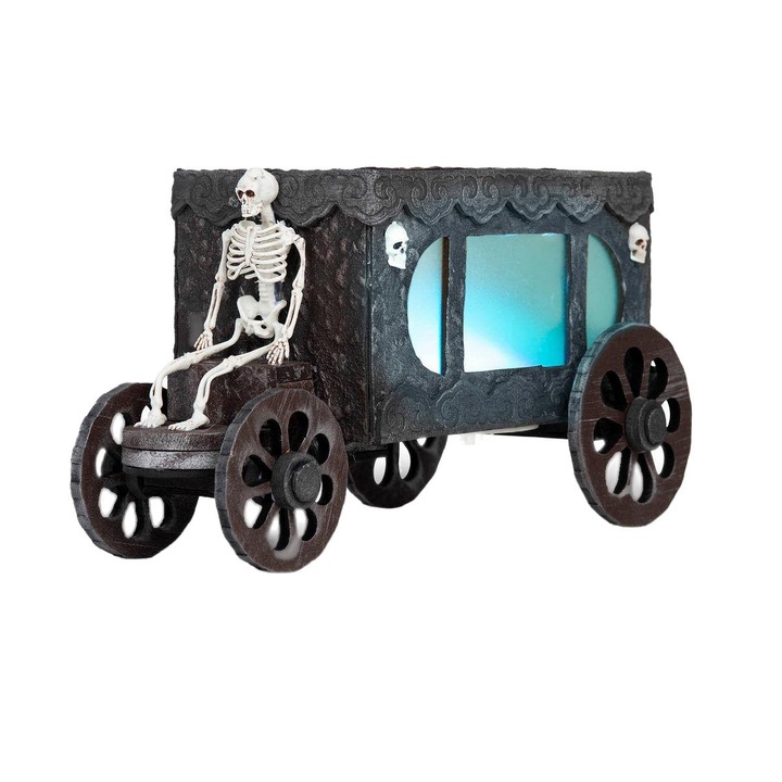 Украса за Хелоуин My Other Me, кон скелет, 18x31x18 см