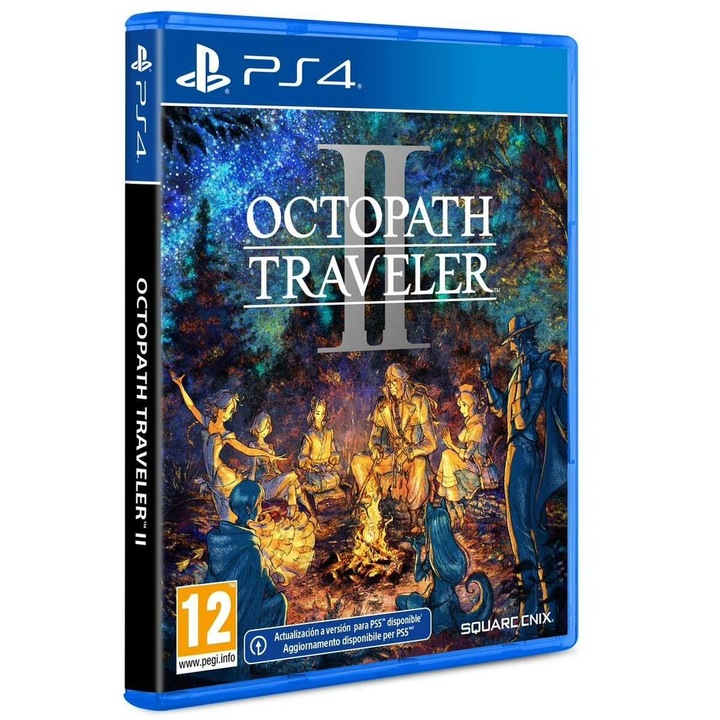 Octopath Traveller 2 játék, Square Enix, kompatibilis a PlayStation 4-gyel