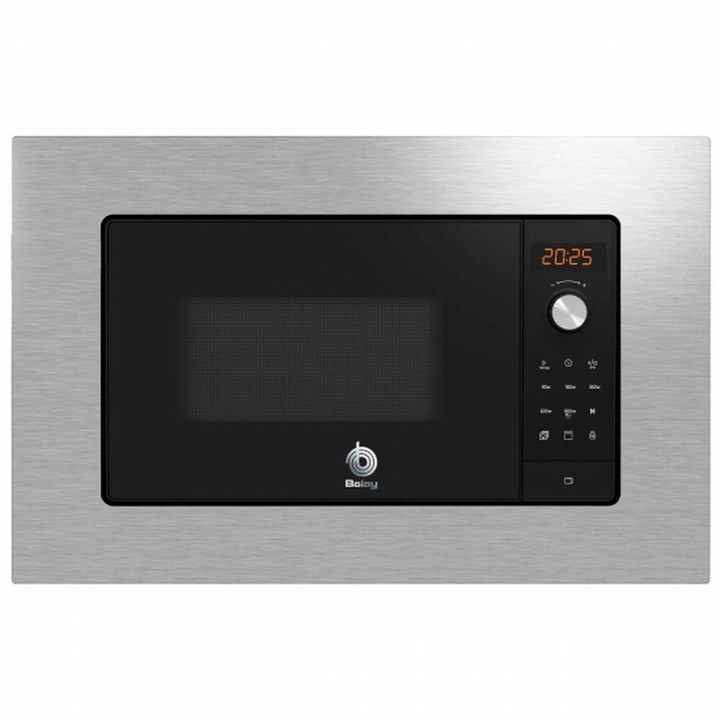 Cuptor cu microunde, Balay, 800W, 20L, Functie grill, Negru