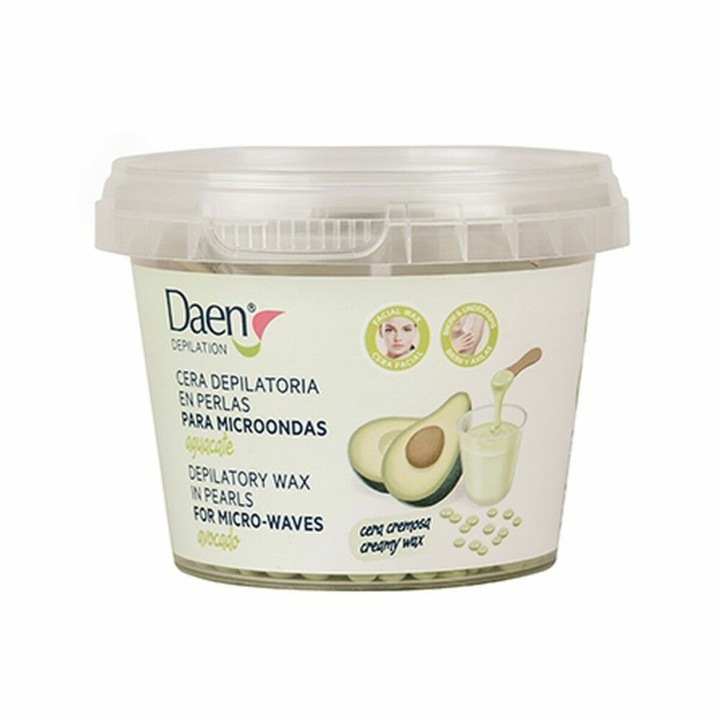 Margele de ceara pentru depilare, Daen, Avocado, 100 g