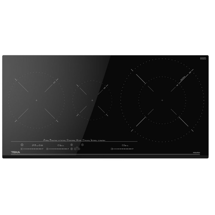 Plita cu inductie TEKA IZC83620 60 cm, 3 zone de gatire, sticla-ceramica, touch control, Booster, blocaj copii