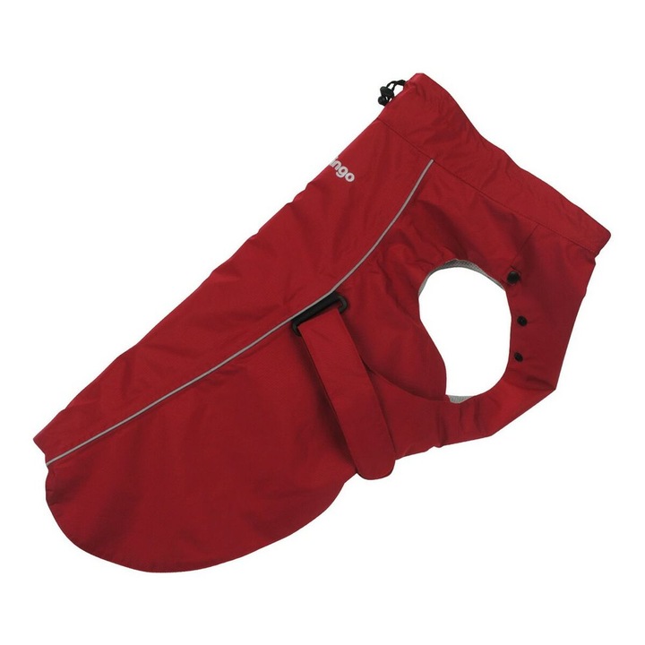 Vesta de ploaie Red Dingo Perfect Fit, pentru caini, rosu, 40 cm