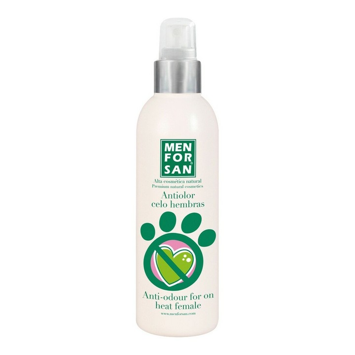 Dezodor spray kutyáknak, Menforsan, nőstények melegben, 125 ml