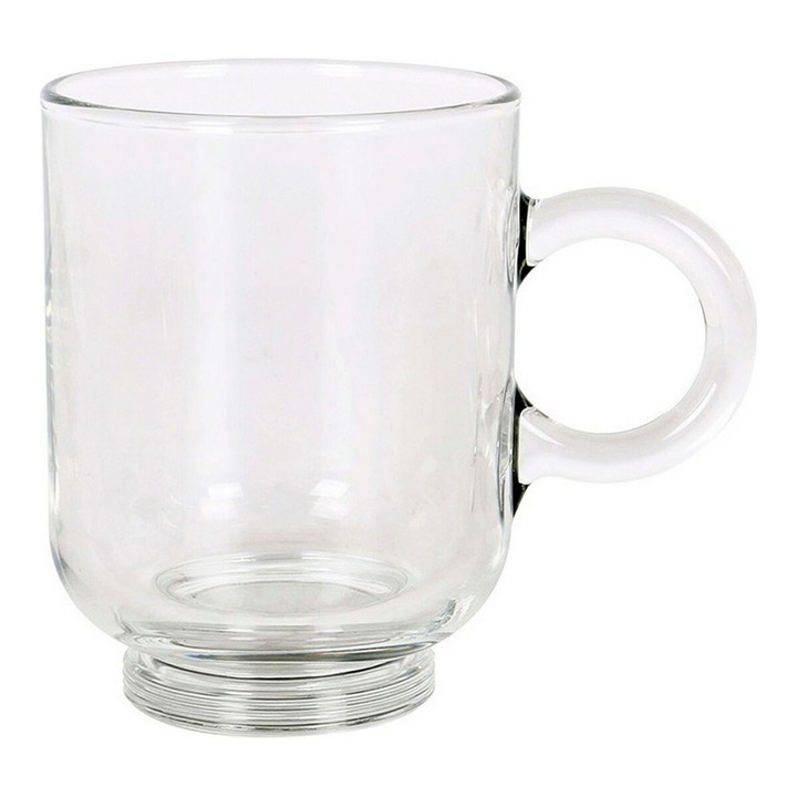Комплект 6 чаши за кафе, Royal Leerdam, Sentido, Crystal, 370 ml, прозрачни