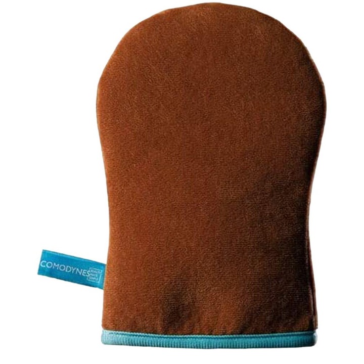 Önbarnító kesztyű, Comodynes, barna/kék