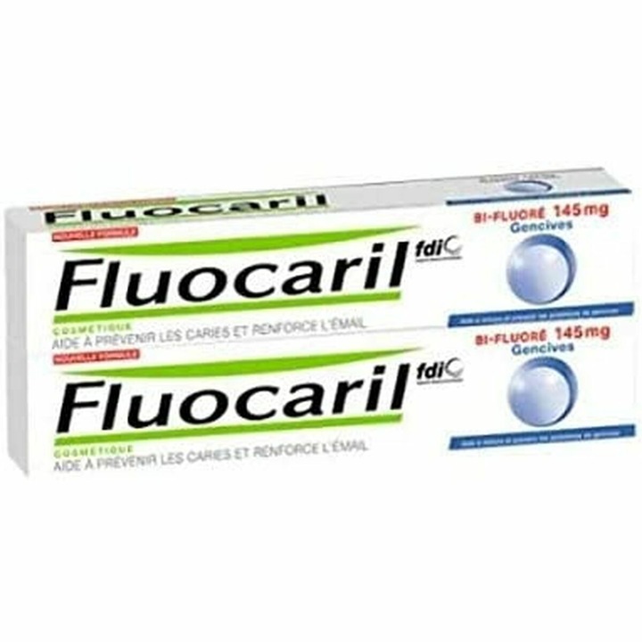 Комплект от 2 пасти за зъби, Fluocaril, 2x75 мл