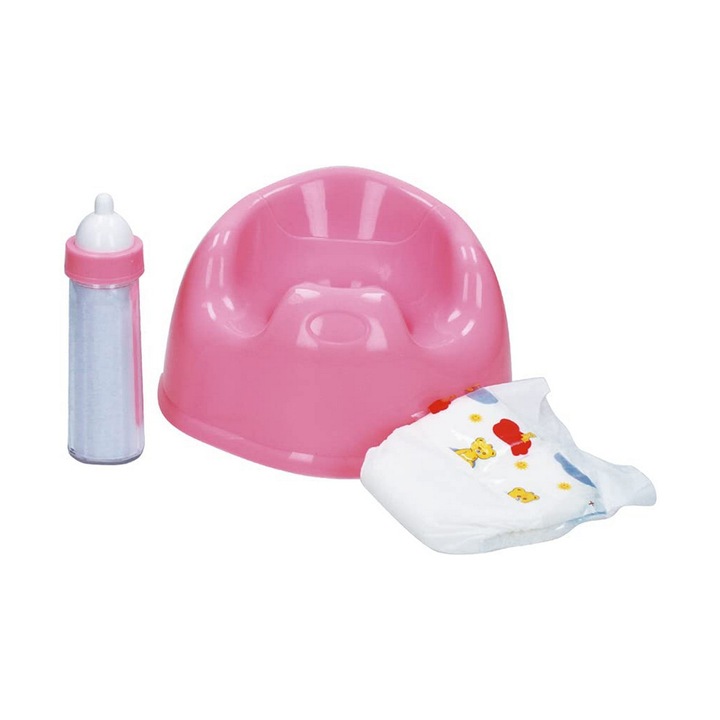 Baba kiegészítő készlet, Reig, Pink/White, 3 év+