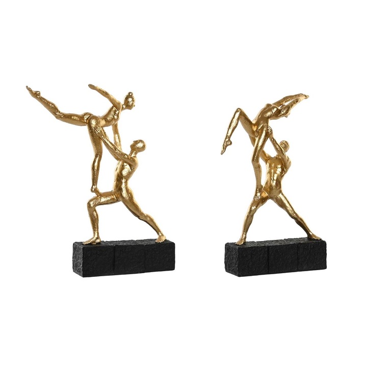 Set 2 Statuete Decorative, DKD Home Decor, Modern, 21x5.5x25.5cm