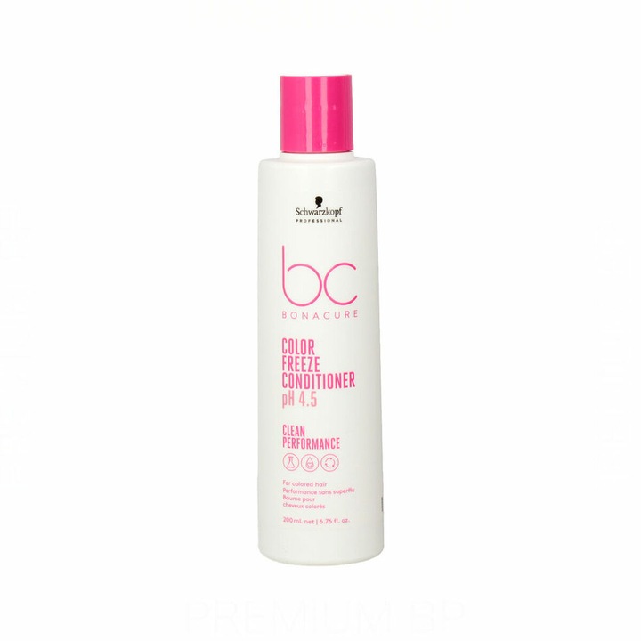 Hajkondicionáló, Schwarzkopf, Color Freeze, színvédő, pH 4,5, 200 ml