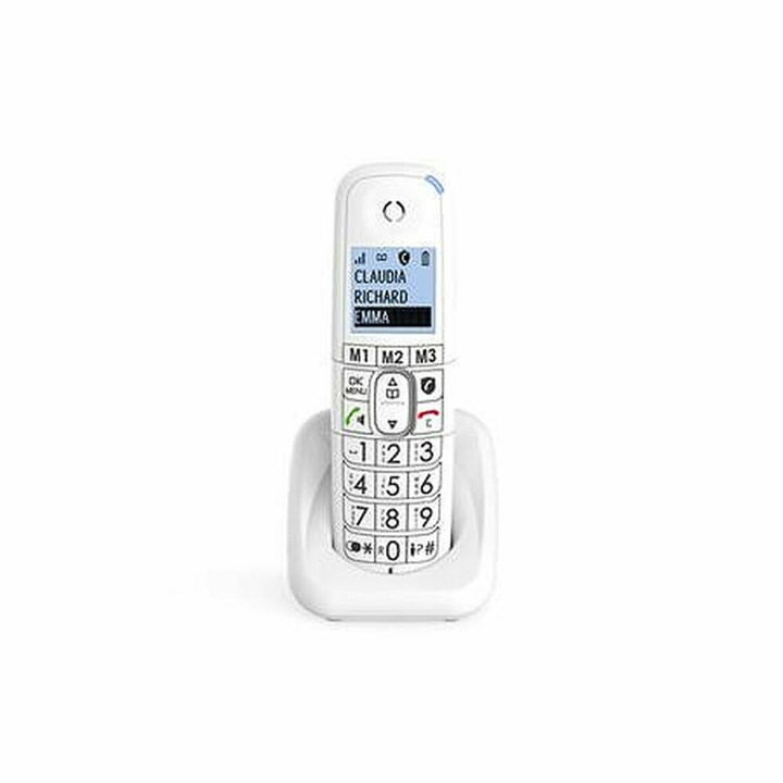 Vezeték nélküli telefon, Alcatel, integrált képernyő, fehér