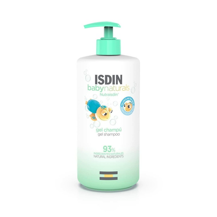 Детски шампоан и гел за баня, ISDIN, Baby Naturals Nutraisdin, 400 ml