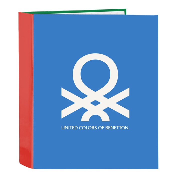 Dosar, Benetton, Carton, A4, 27x33x6cm, Multicolor