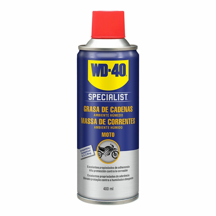 Spray Lubrifiant WD-40, Rezistent la Coroziune, Uscare Rapida, 400ml