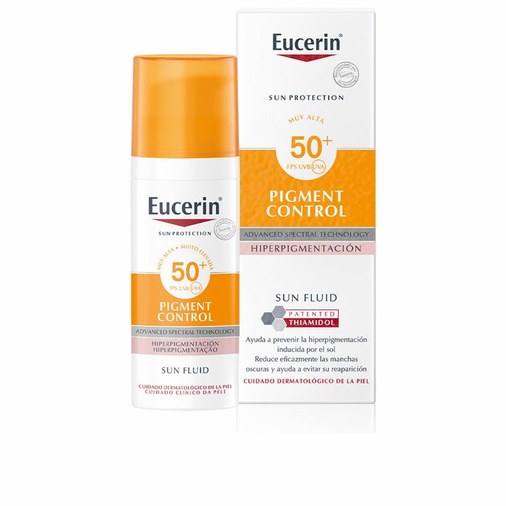 Eucerin Слънцезащитен крем против петна, защита SPF 50+, 50 мл