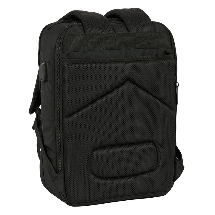 Rucsac Safta Multisports, USB, negru, 30x44x16 cm