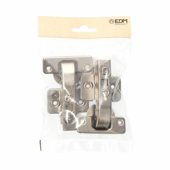 Set 2 balamale EDM BC13, 90 grade, otel, argintiu