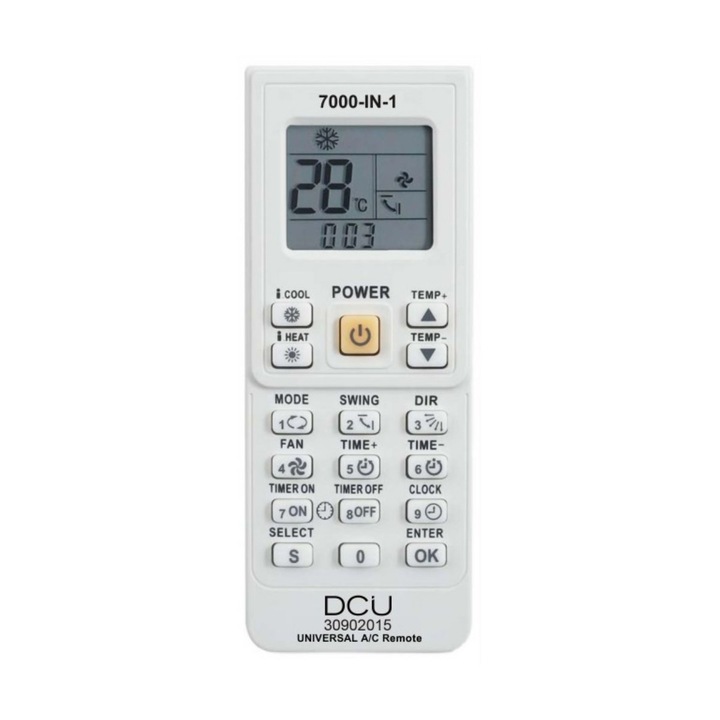 Telecomanda universala DCU Tecnologic, DCU 30902015, pentru climatizare