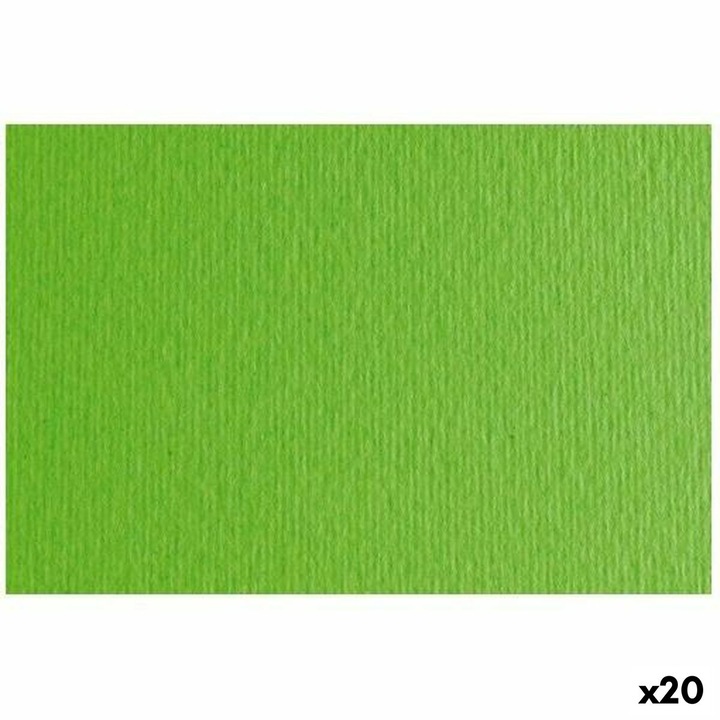 Set 20 Felicitari texturate Sadipal LR 200, verde deschis, 50x70cm