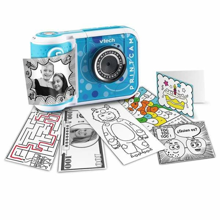 Цифров фотоапарат за деца Vtech Kidizoom Print, +5 години, с батерии, ES
