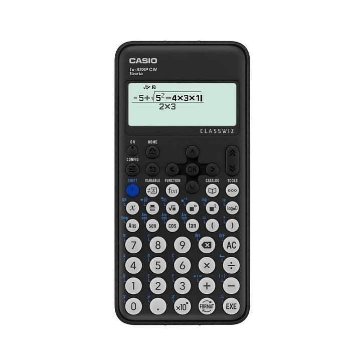 Asztali számológép, Casio FX-82, elemmel műküdik, fekete