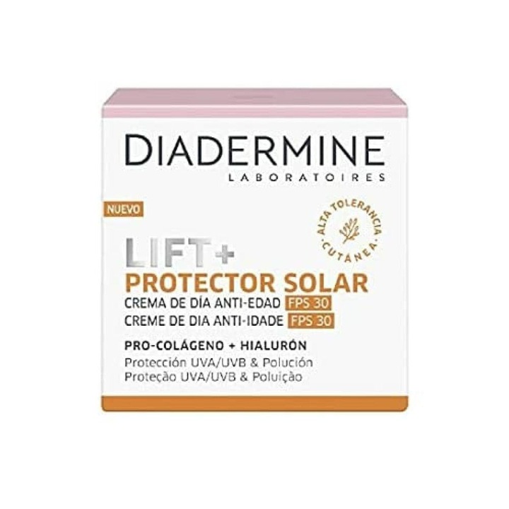Крем, Diadermine, Дневен Слънцезащитен, Против бръчки, SPF 30, 50 мл