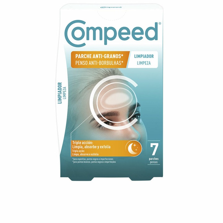 Комплект лепенки за почистване на лице, Compeed, 7 бр
