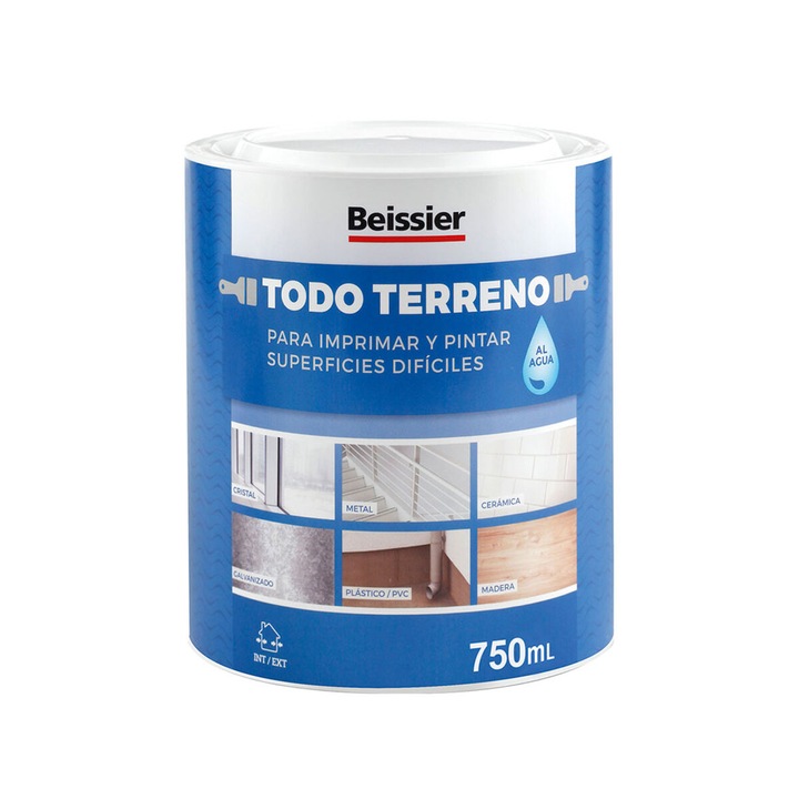 Vopsea acrilica Beissier Todo Terreno 70396-021 Grund alb 750 ml