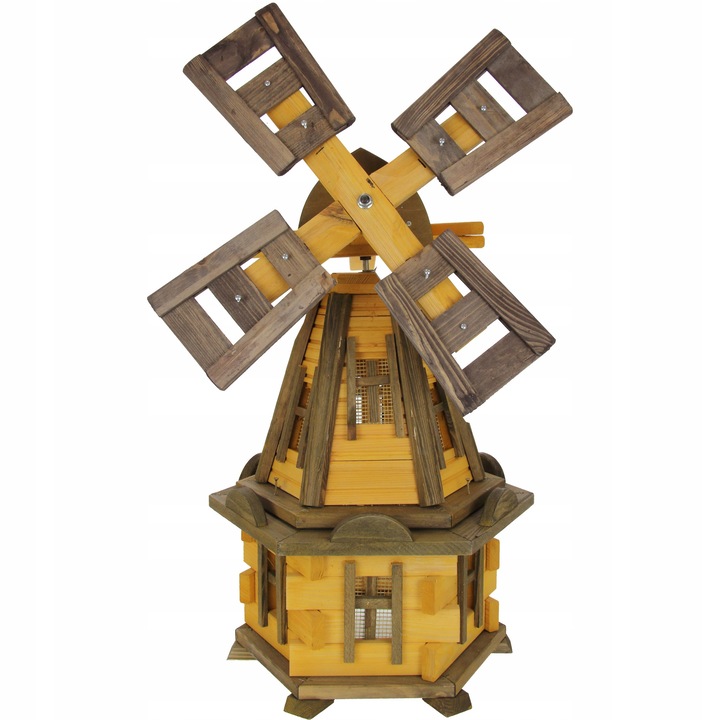 Moara de vant pentru gradina, Koniuszek Ogrody, Lemn, 85cm