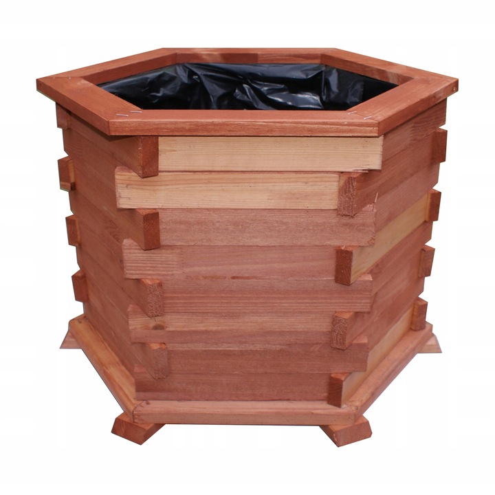 Ghiveci gradina, Koniuszek ogrody, Lemn, Maro