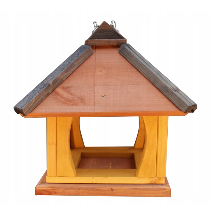 Hranitoare pentru pasari pentru agatat Koniuszek Ogrody, lemn de conifere, multicolor